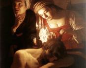 格里特 范 弘索斯特 : Samson And Delilah